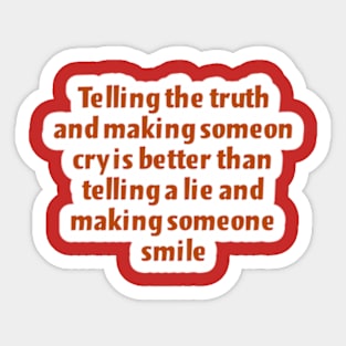 Making someone smile Sticker